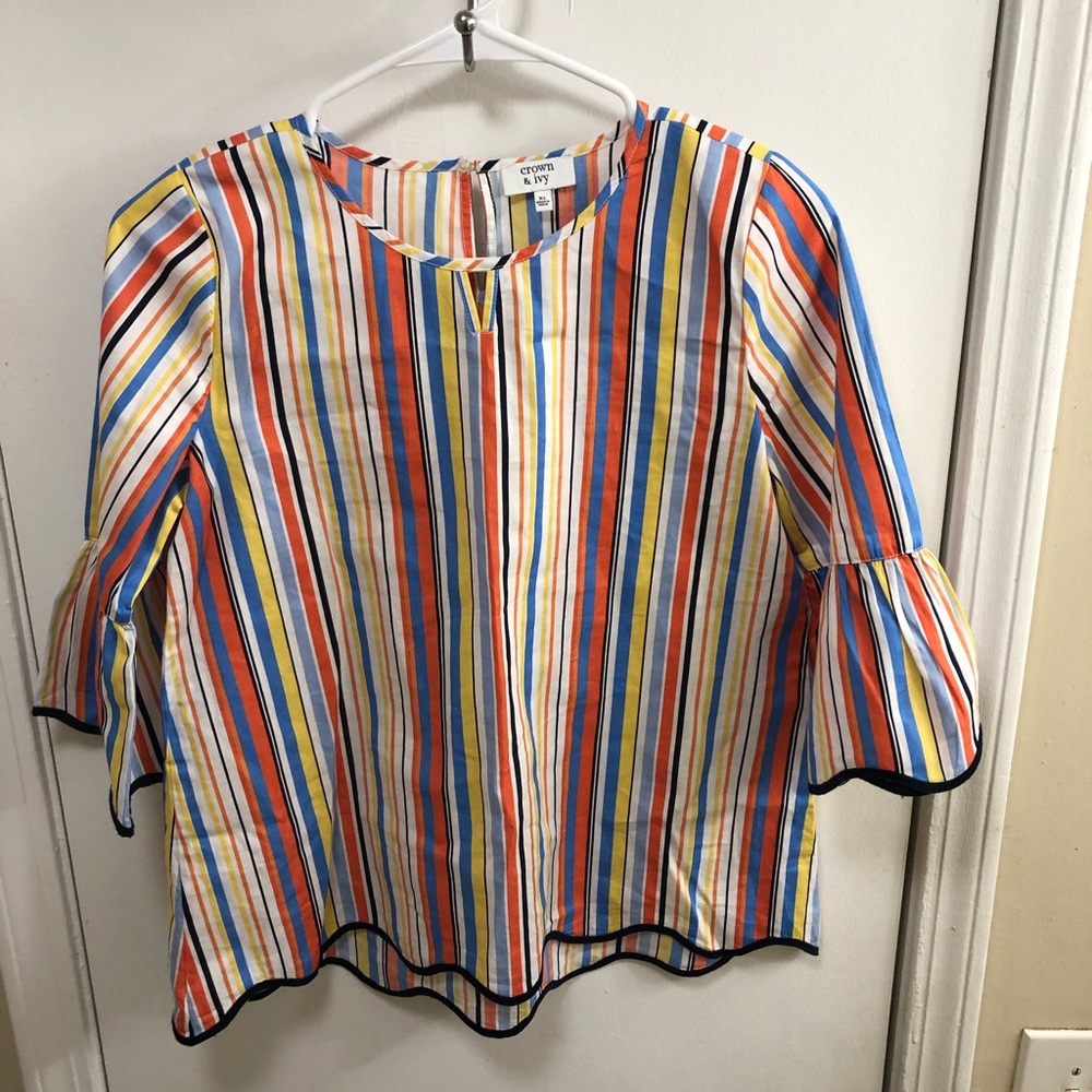 Crown and Ivy Stripped Top